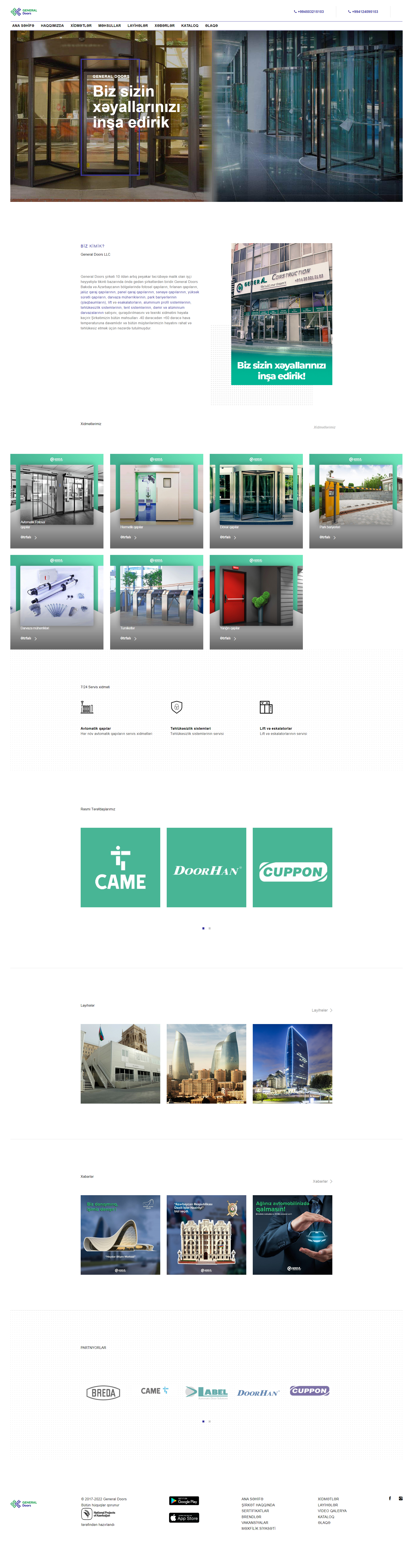 Projects of Azerbaijan