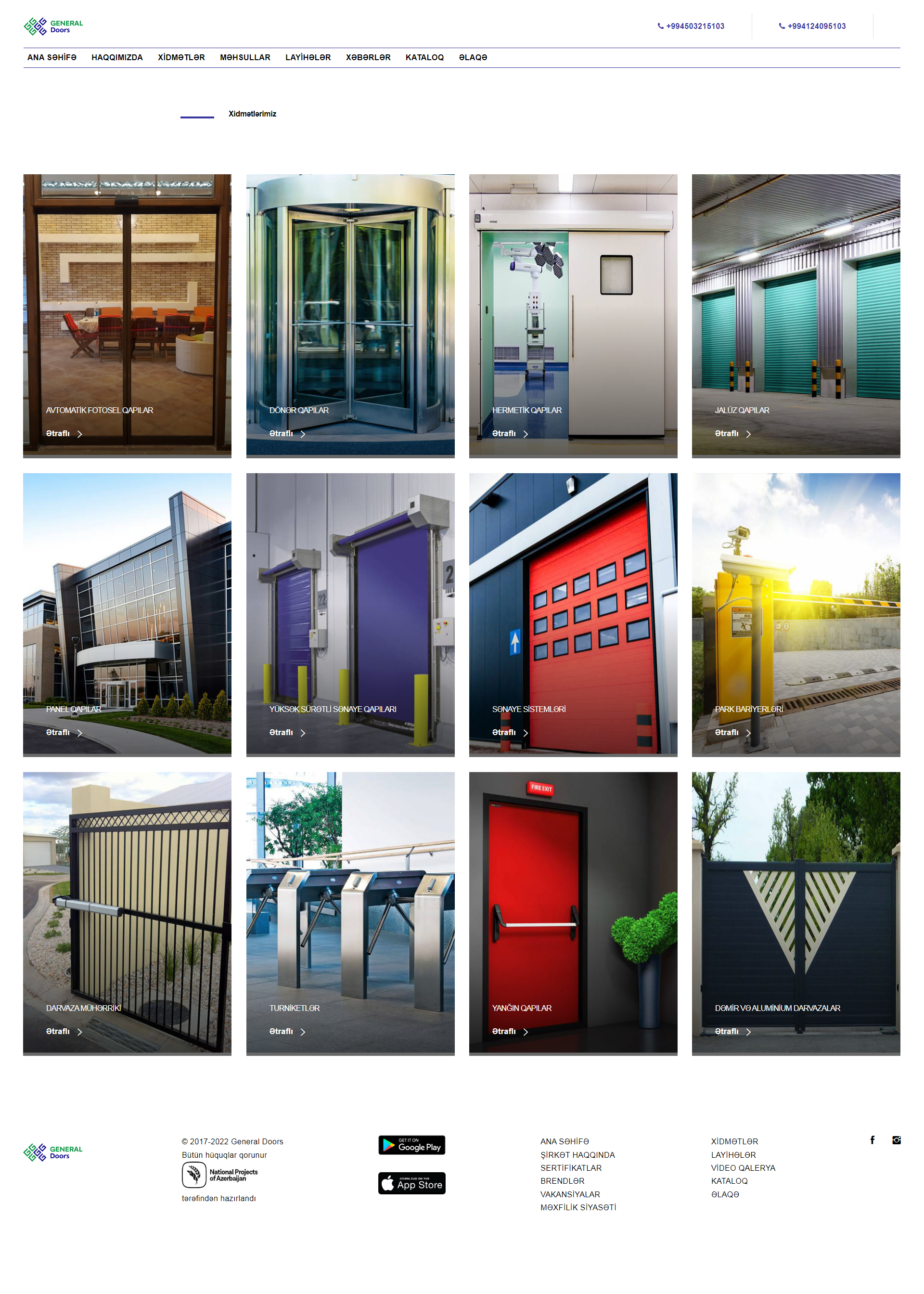 Projects of Azerbaijan