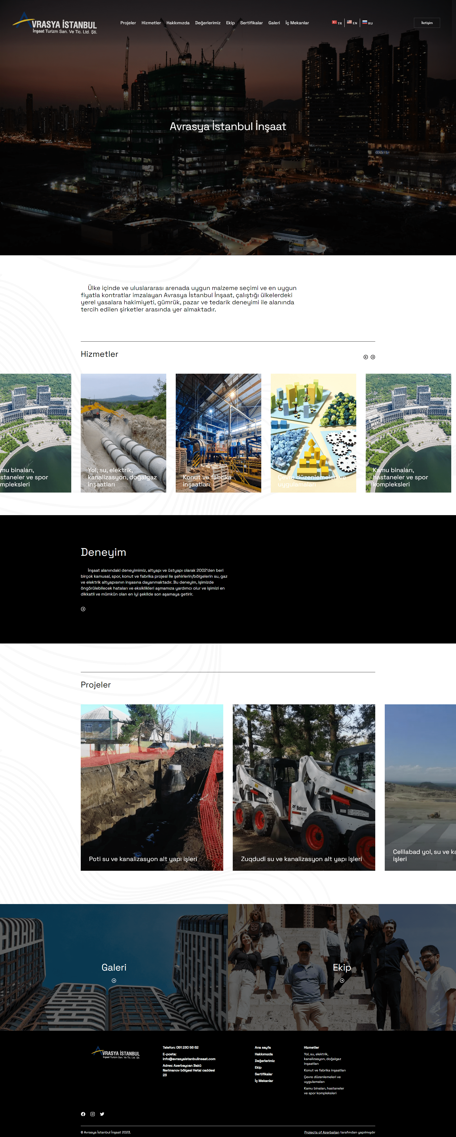 Projects of Azerbaijan